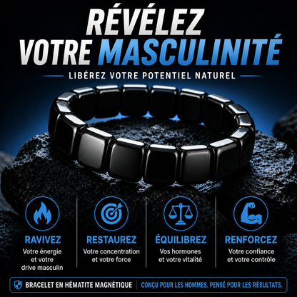 Bracelet TestoForce™ – Activez votre énergie masculine naturelle